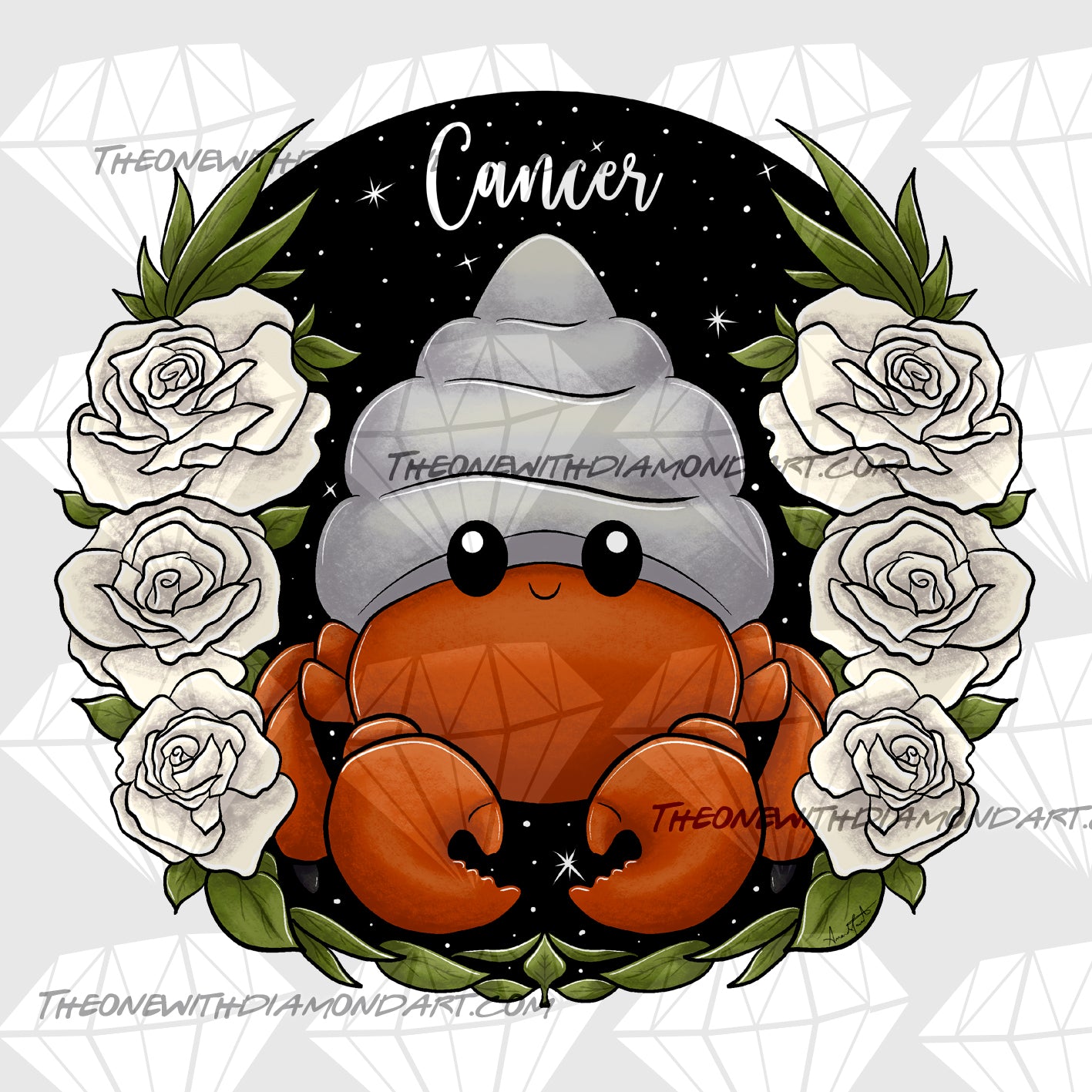 Cute Cancer ©Parente Illustration