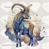 Watercolour Capricorn