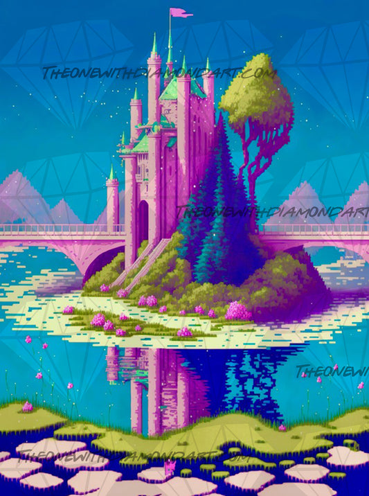 8-Bit Frog Wizard Castle ©Titan Aiaia