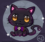 Inktober - Black Cat ©Aaliyah@CraftieNymphs