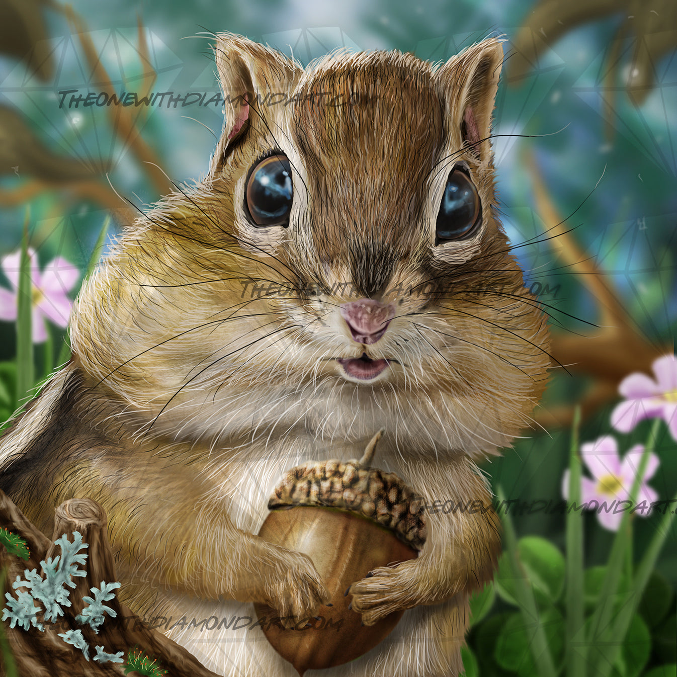 Chipmunk ©Todd Schweitzer – The One With The Diamond Art