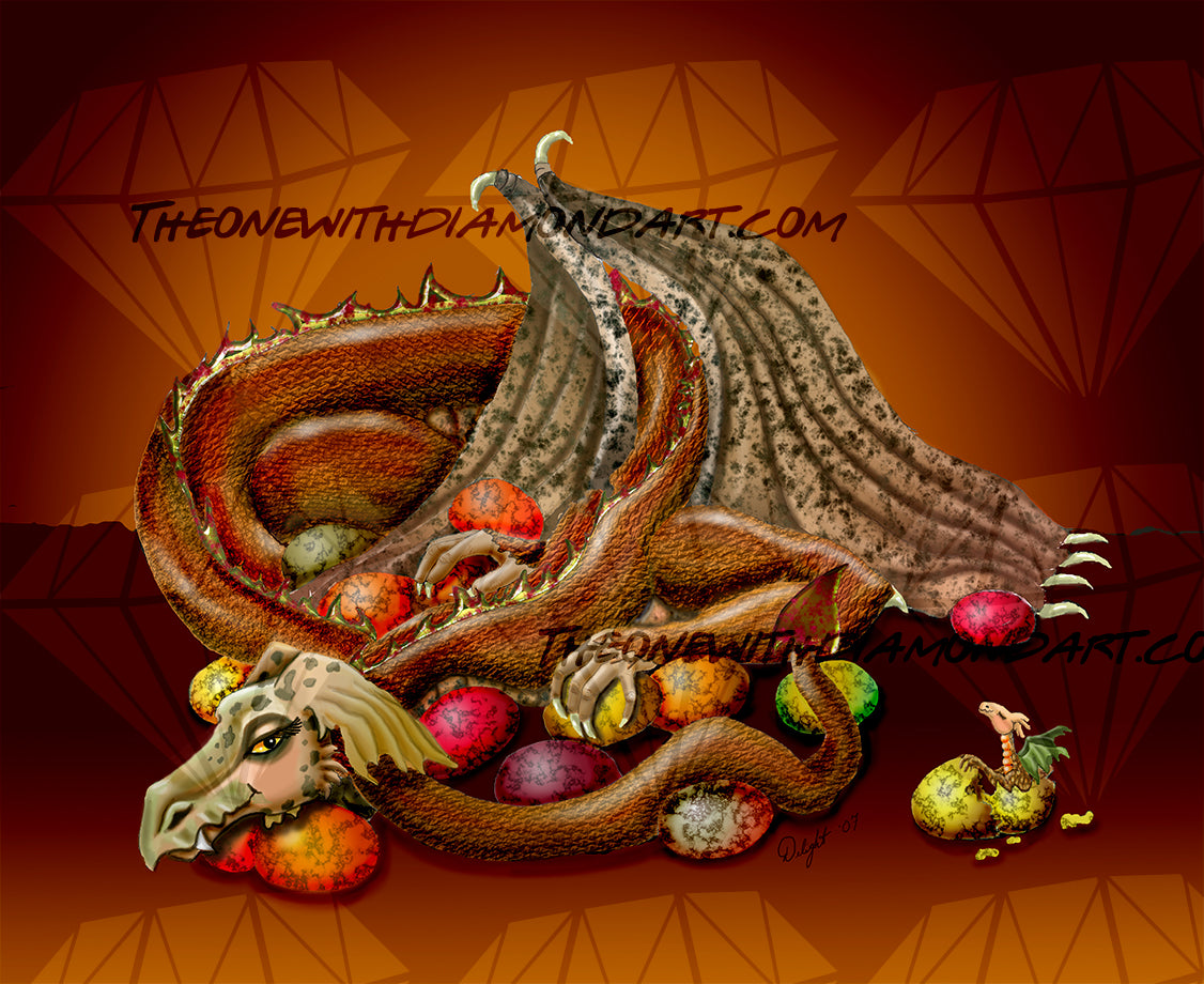 Clutch Of Dragons ©Delights Fantasy Art