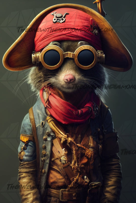 Cyberpunk Mouse Pirate ©Finira