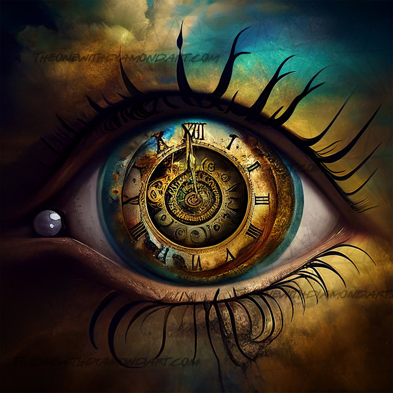 The Eye Of Time ©Hannah @ IterationsCrafts – The One With The Diamond Art