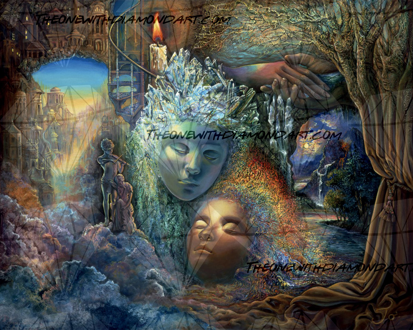 Ice And Fire ©Josephine Wall