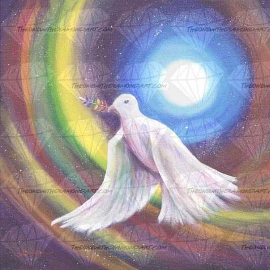 Love Is Love Peace Dove ©Laura Milnor Iverson