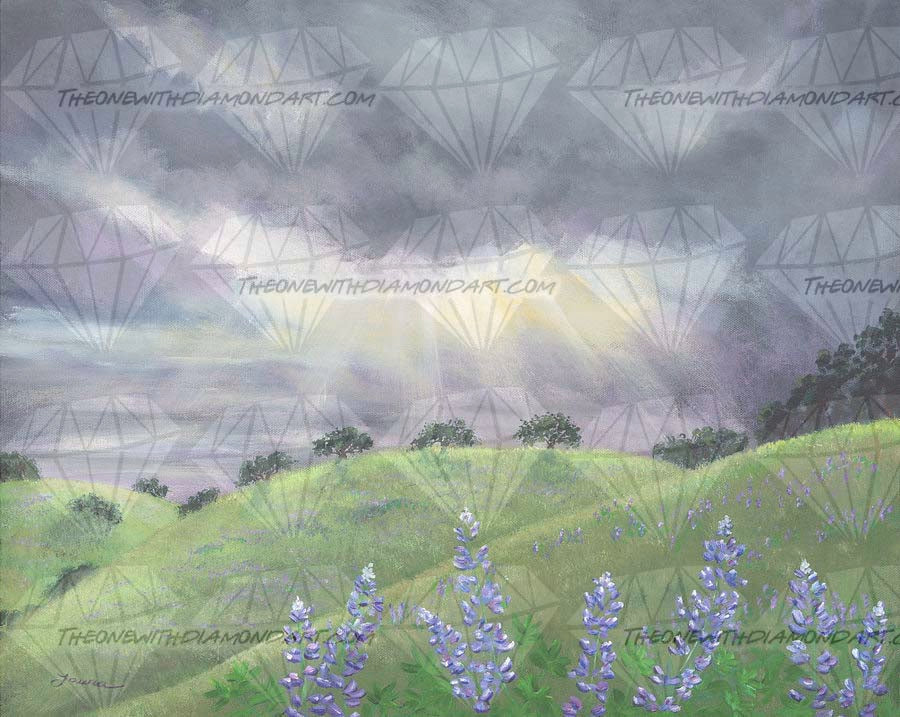 Lupines After A Spring Storm ©Laura Milnor Iverson