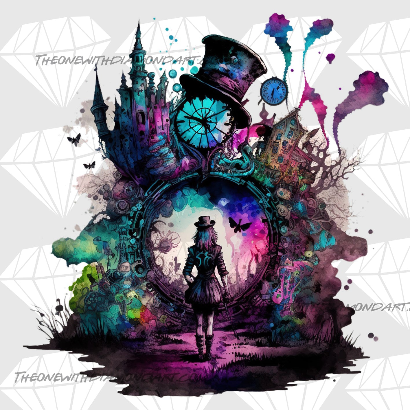 Dark Alice In Wonderland Art