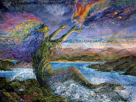 The Mermaid And The Phoenix* ©Josephine Wall