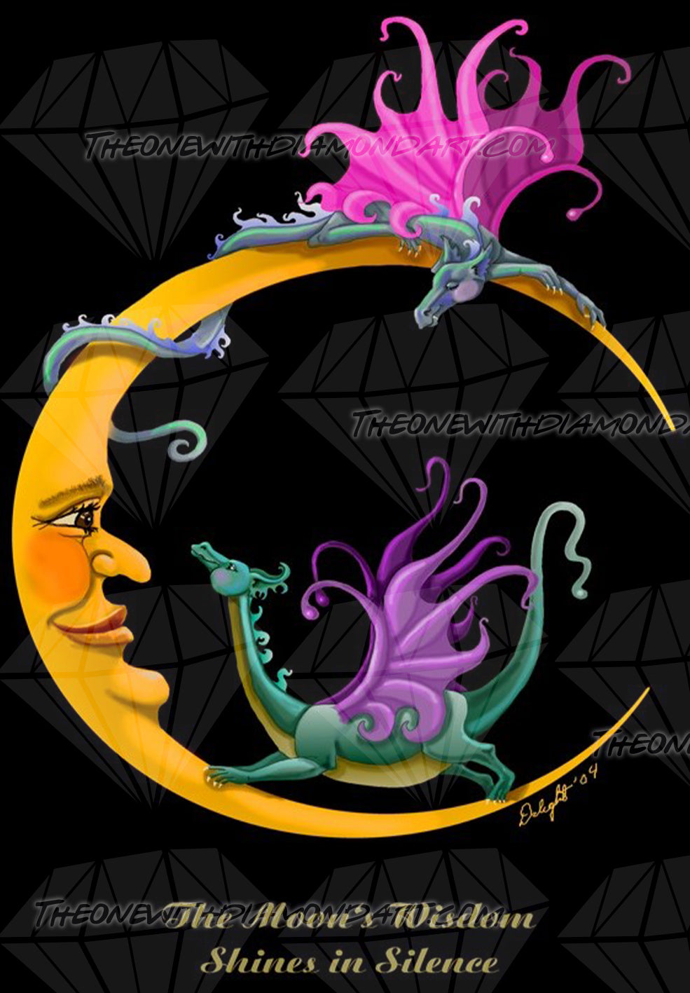 Moon Dragons ©Delights Fantasy Art