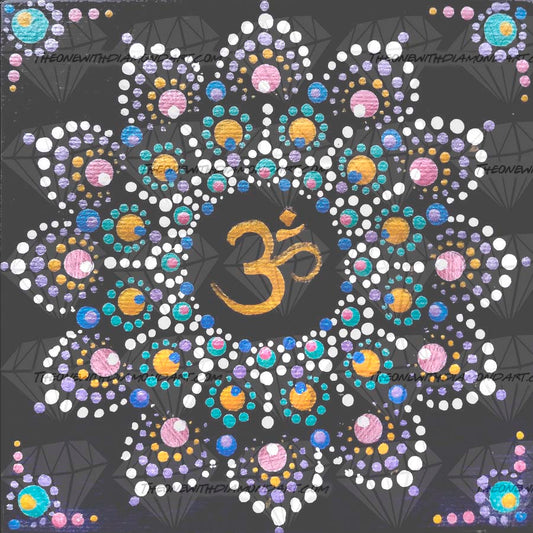 Om Flower Mandala ©Laura Milnor Iverson