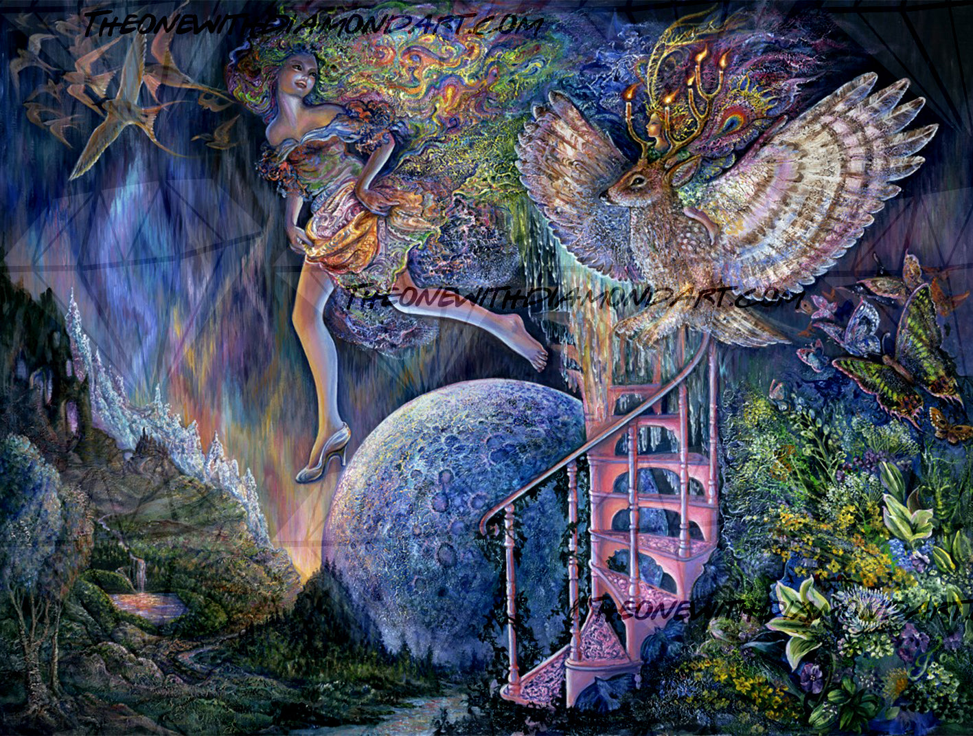 Over The Moon ©Josephine Wall