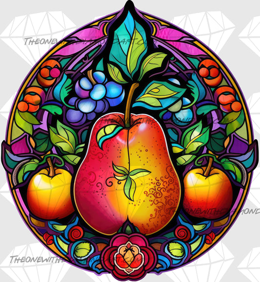 Stained Glass Pear