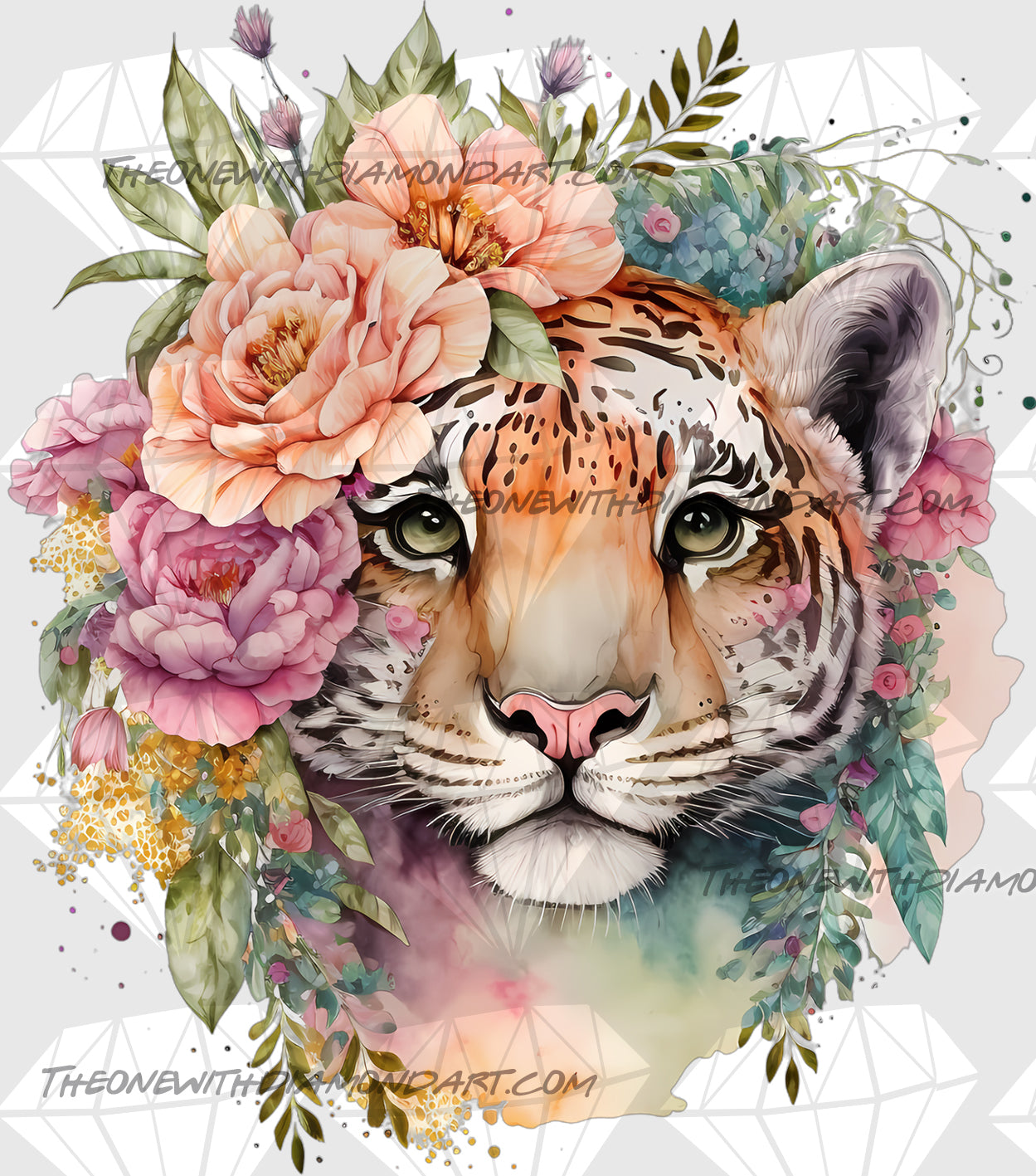 Floral Tiger (Pink)