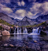 Purple Hue Waterfall