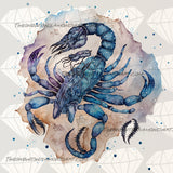 Watercolour Scorpio