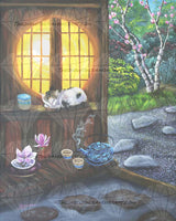 Sunrise In Moon Window ©Laura Milnor Iverson
