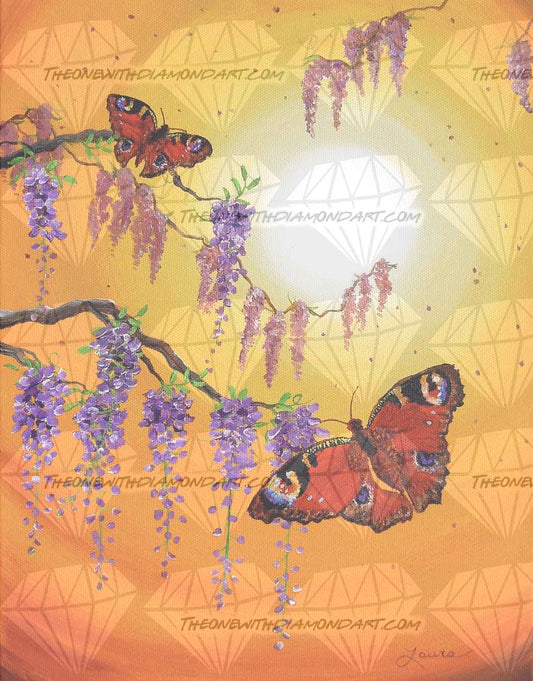 Sunset Butterflies ©Laura Milnor Iverson