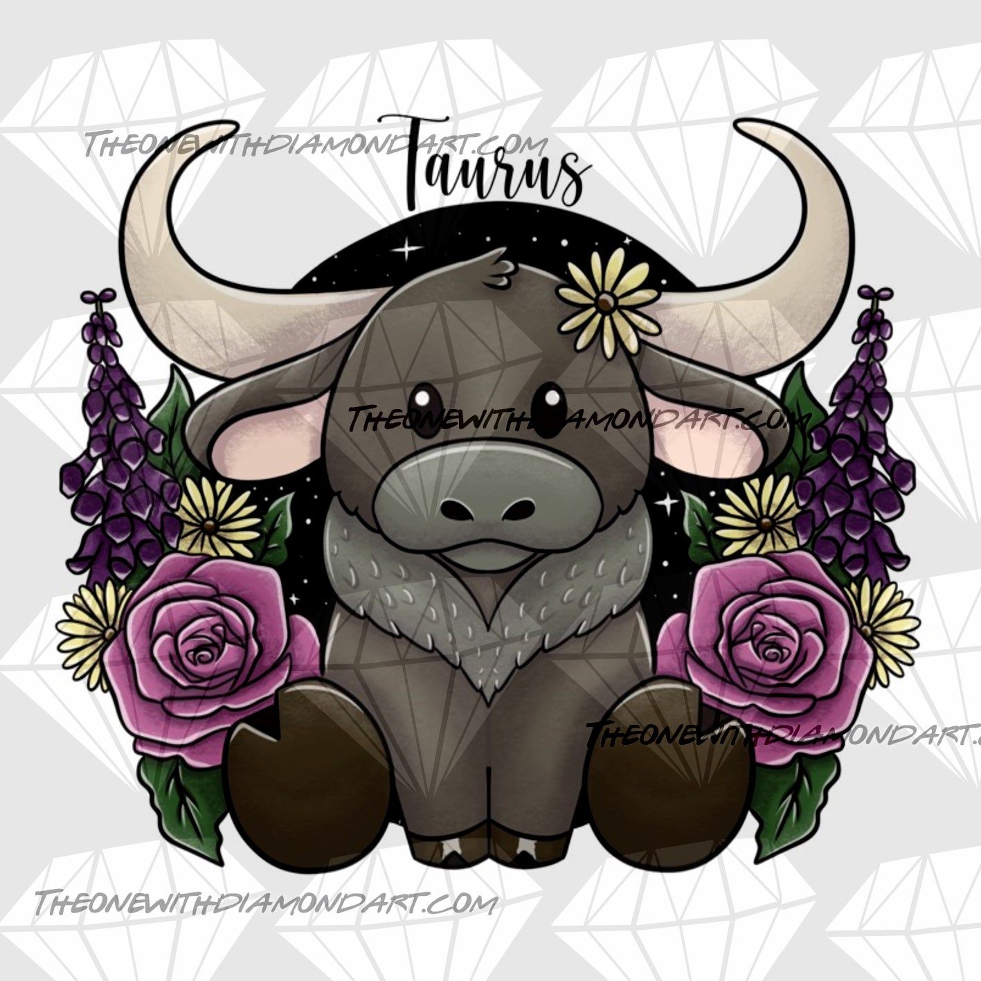 Cute Taurus ©Parente Illustration