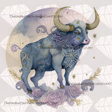 Watercolour Taurus