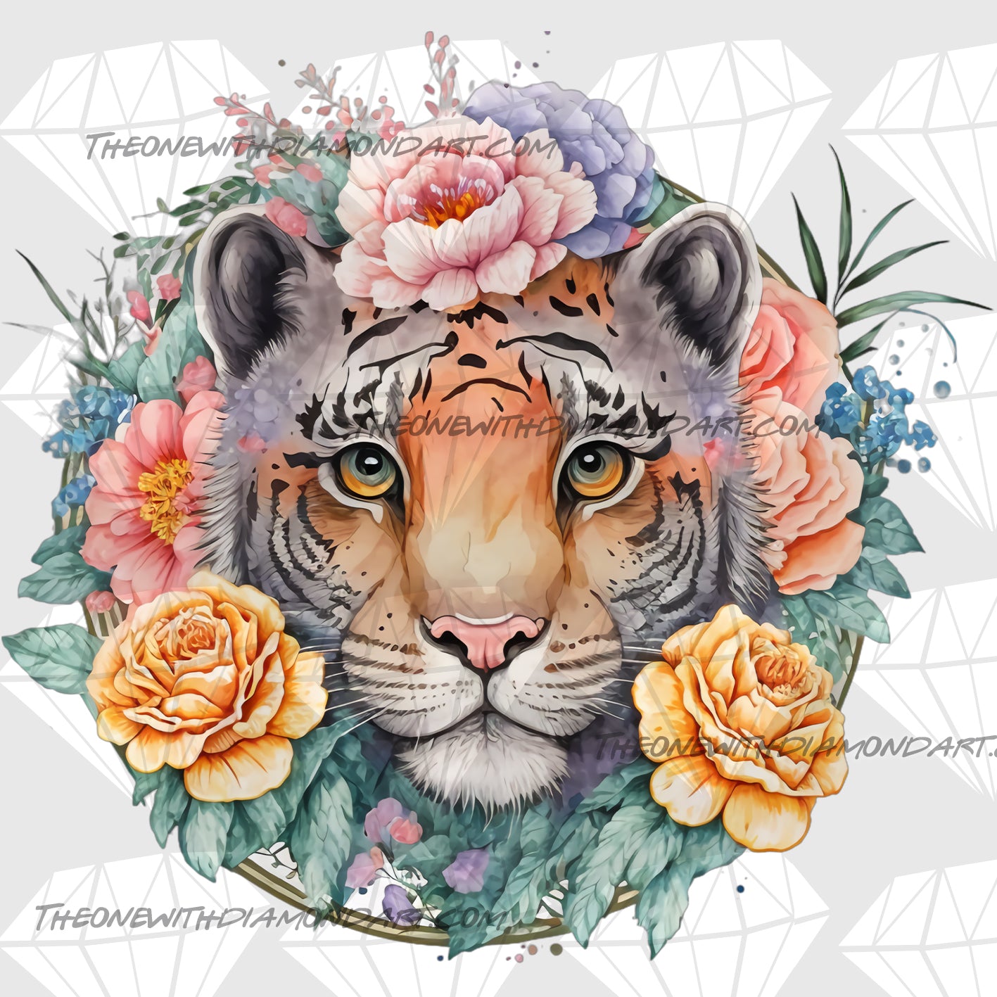 Floral Tiger (Violet)