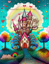 Treehouse Of Rainbow Delights ©Cocomarshmallow Art