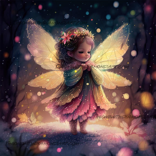 Twinkling Snow Fairy © Laura @cocomarshmallow_art