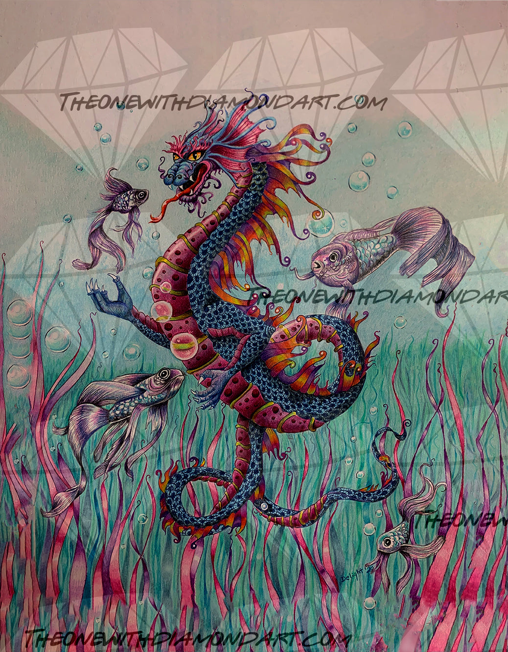Water Dragon ©Delights Fantasy Art
