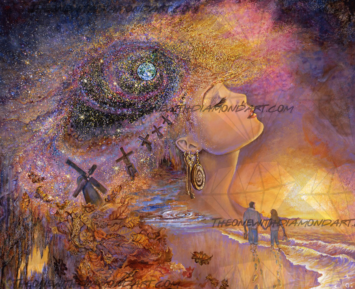 Windmills Of Your Mind ©Josephine Wall
